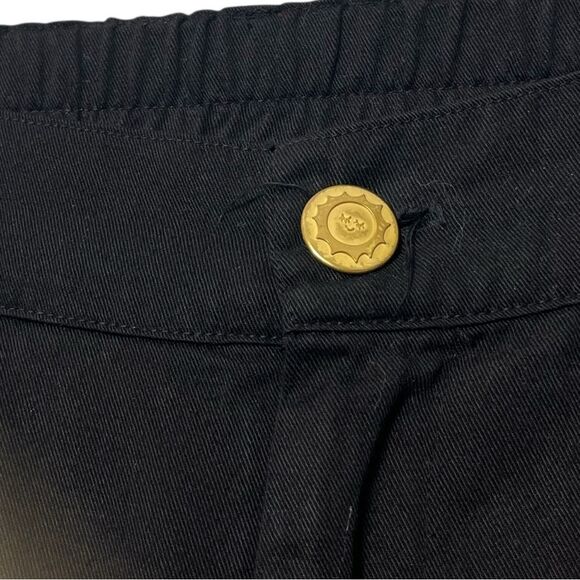 Big Bud Press Trousers Women’s XS Black High Rise Cotton Straight Leg Minimal - Picture 10 of 12